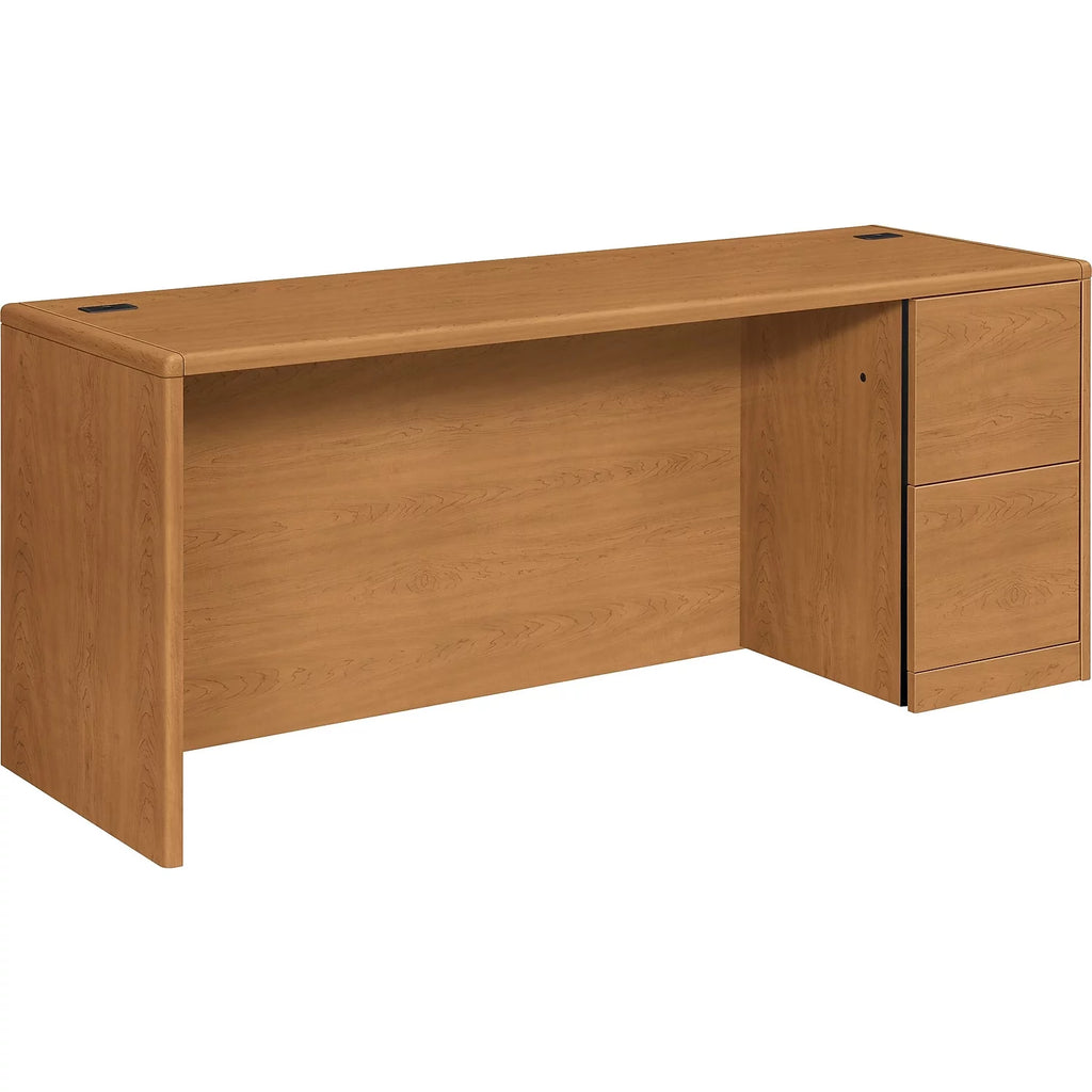 72 in. 2 File Drawer Double Pedestal Credenza with Kneespace S895
