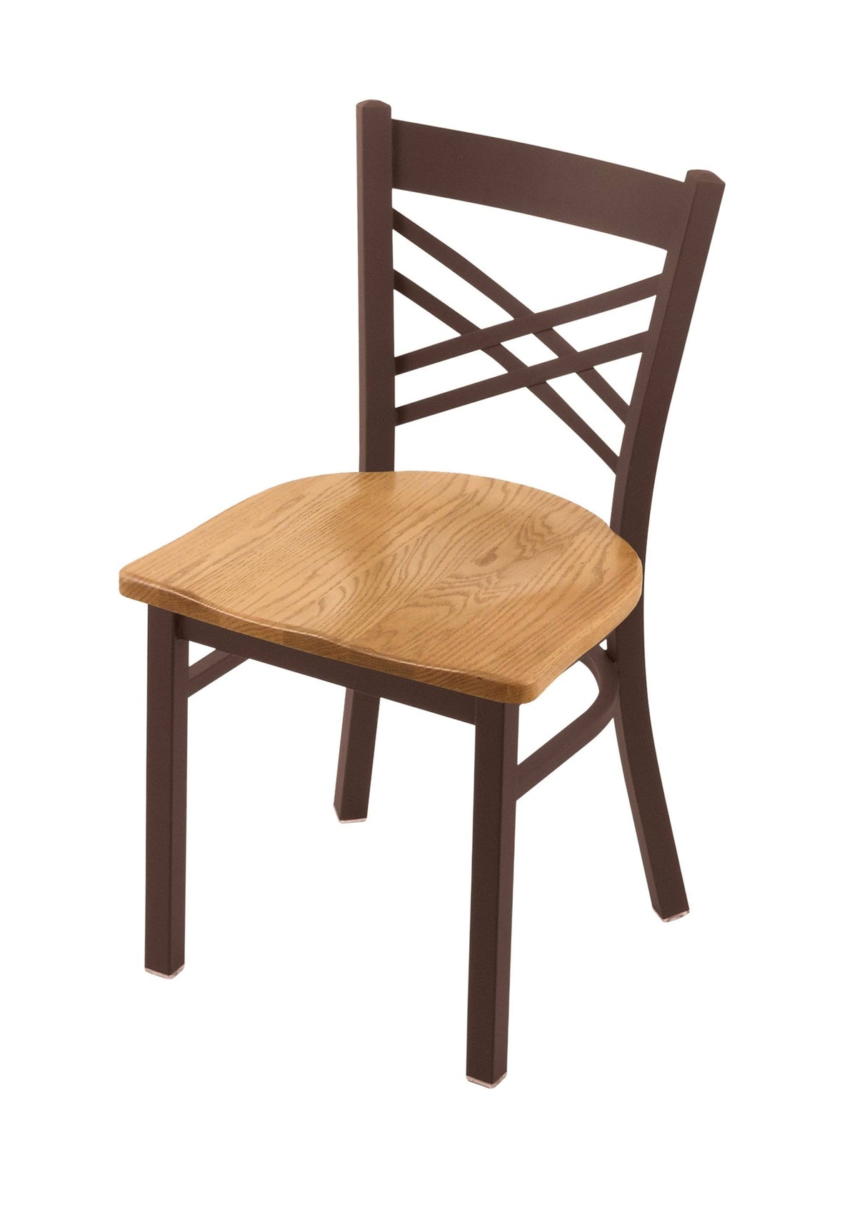 Bronze Chair with Medium Oak Seat Y4979