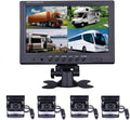 9'' Quad Split Screen HD Backup Camera System D169