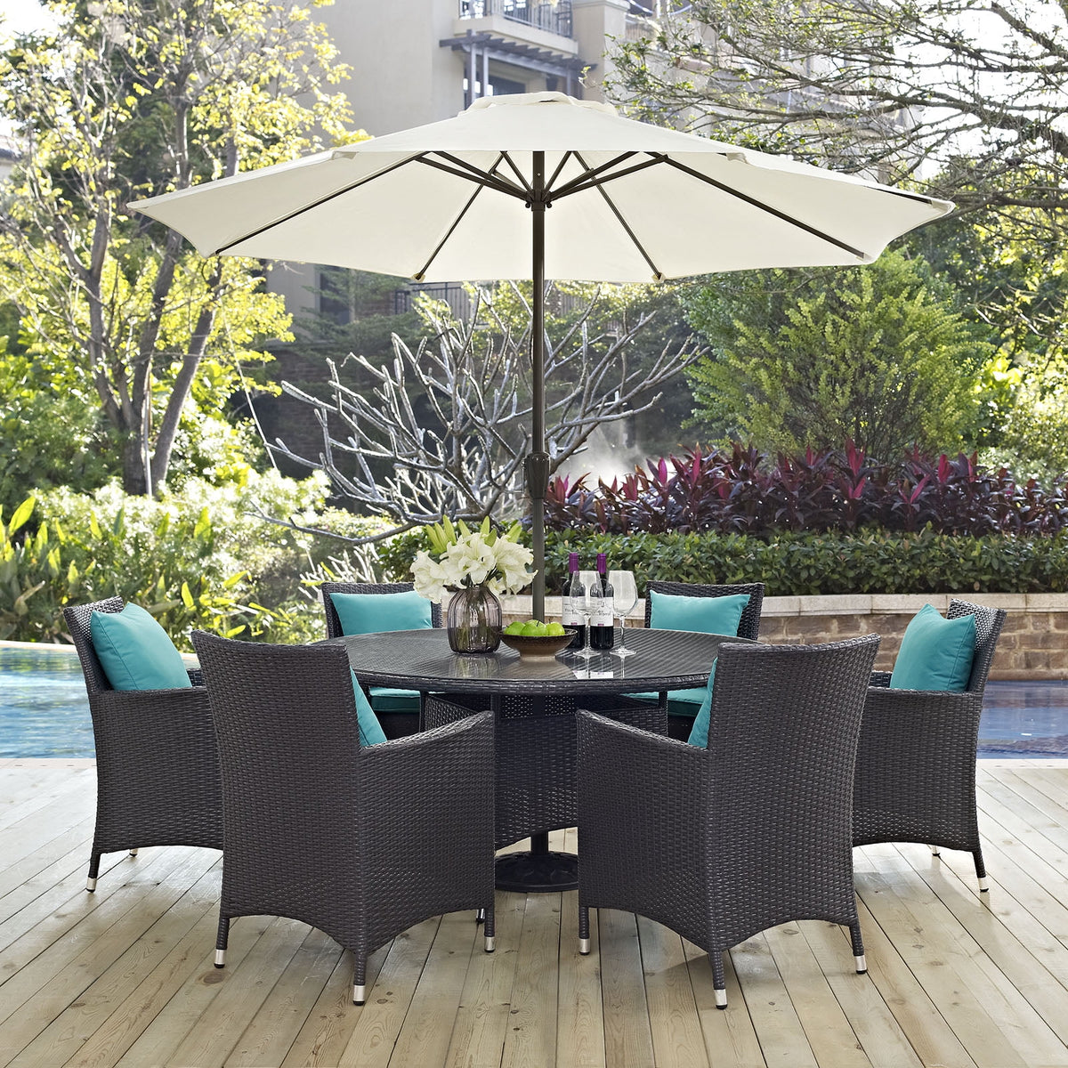 8 Piece Outdoor Patio Dining Set W569254