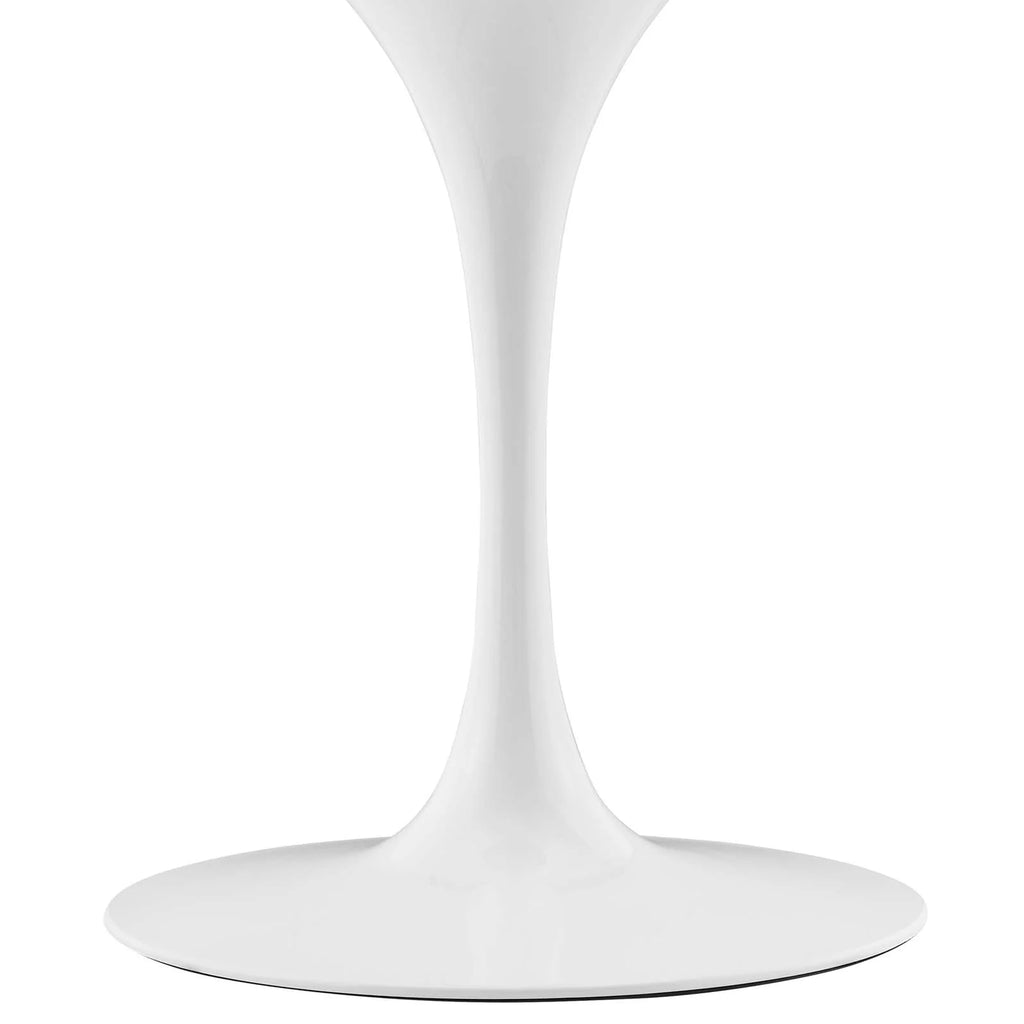 60 inch Round White Walnut Wood Dining Table C225