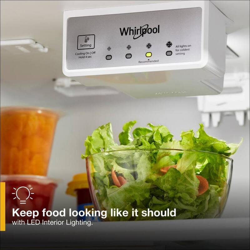 Built-In Top Freezer Refrigerator in White P82884