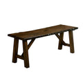 Walnut Brown Wood Dining Bench J360