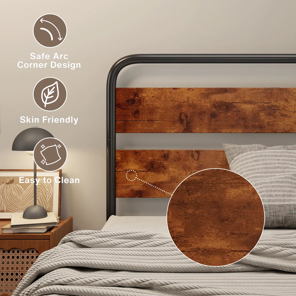Queen Bed Frame with 4 Storage Drawers P506