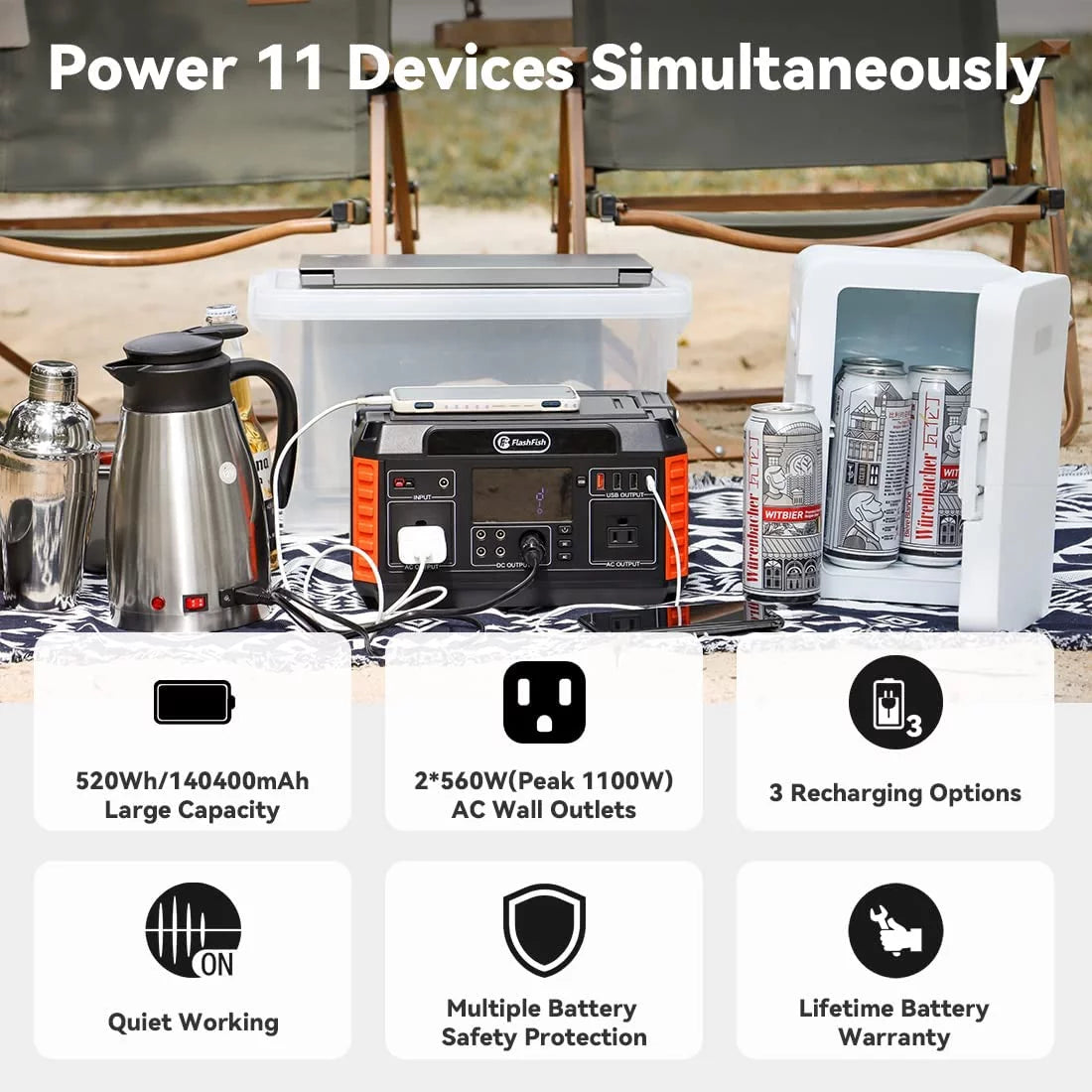 560W Portable Power Station C622934