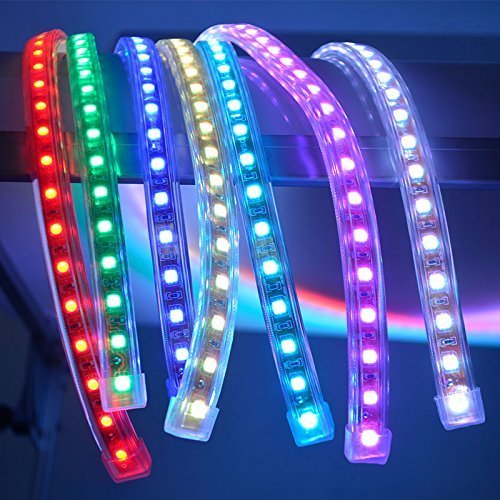 110V SMD5050 LED Strip Light with Connector 30 FT R808