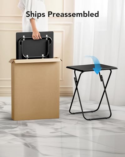 Folding TV Tray Table with No Assembly Required C444535
