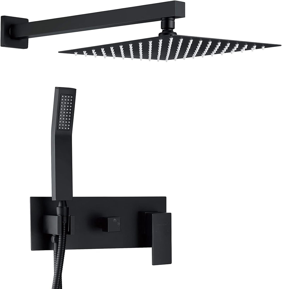 Matte Black Rain Shower System M1547