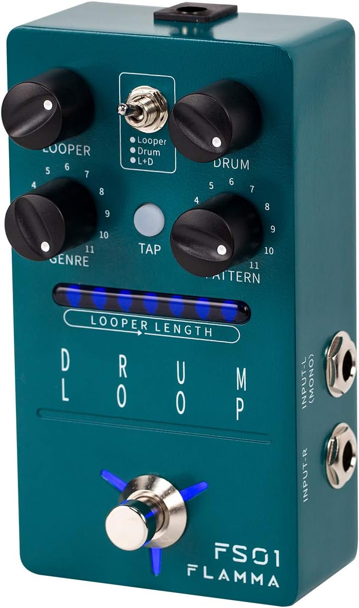 Cabinet Simulator Stereo Guitar Pedal with 11 Built-in Effects I132