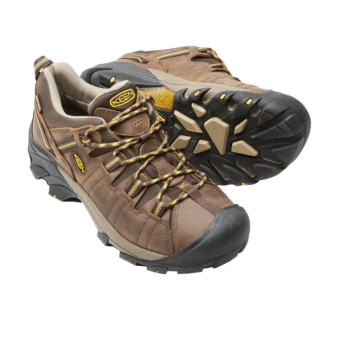 Cascade Brown/Golden Yellow Wide Hiking Shoes W435295