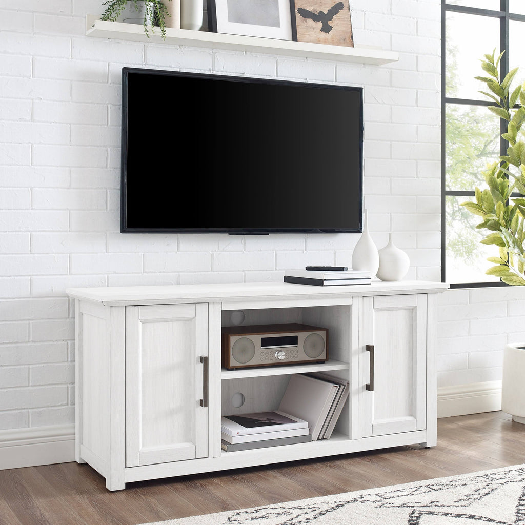 Whitewash Low Profile TV Stand G4553