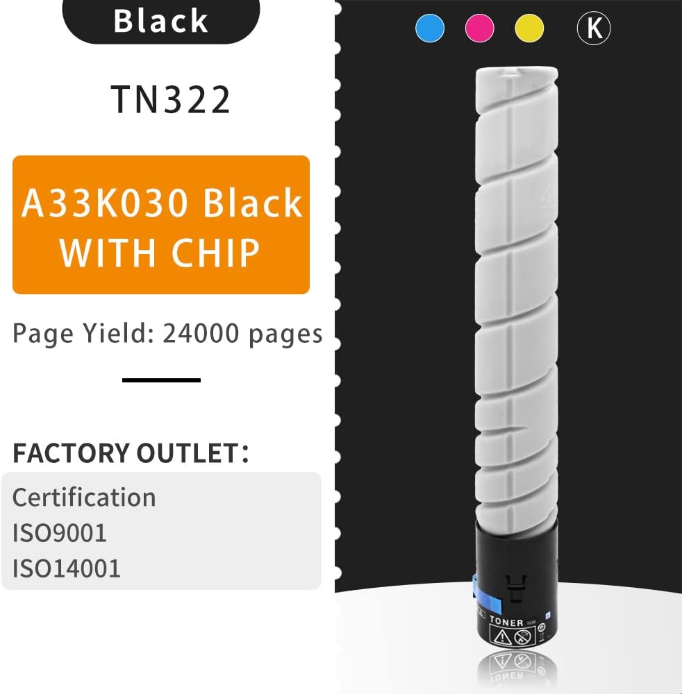 Compatible TN322 Toner Cartridge 4 Pack T71872