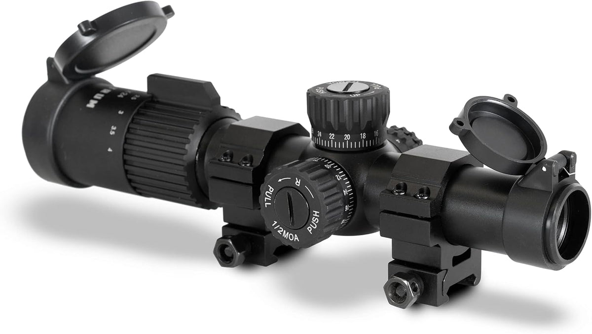 1-4x24 First Focal Plane Rifle Scope with Illuminated BDC Reticle Z296516