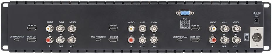 5 Inch Triple Rack Mount LCD Monitor M16673