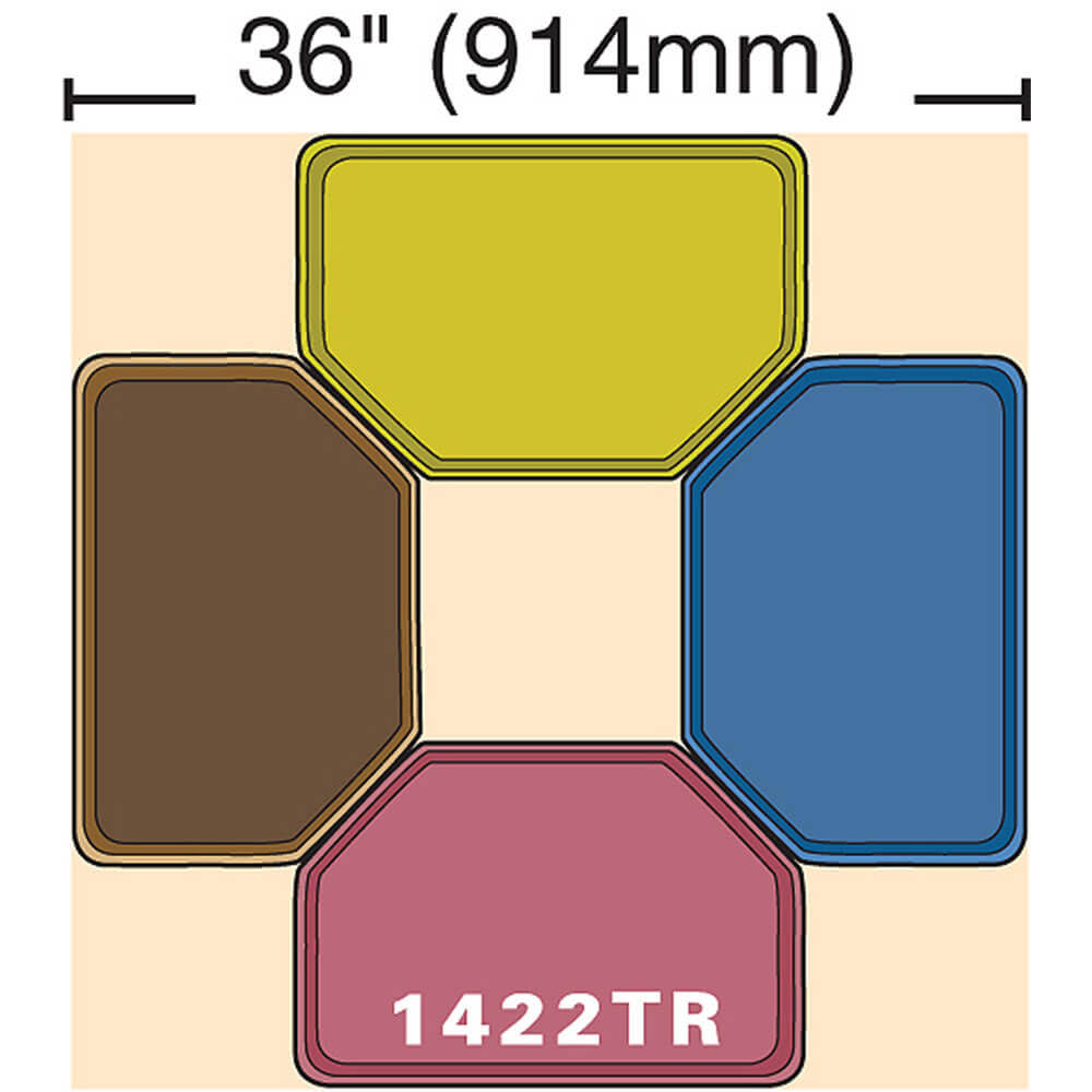 14x22 x 22x22 Trapezoid Case of 12 R456032