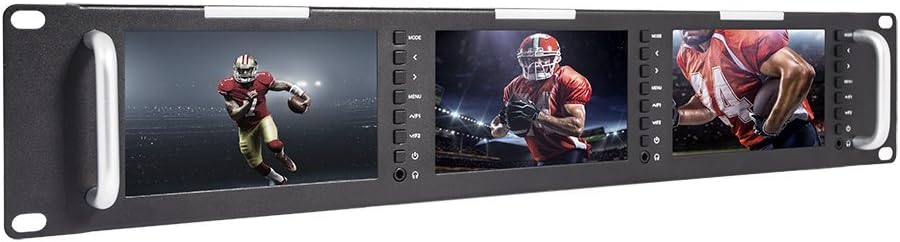 5 Inch Triple Rack Mount LCD Monitor M16673