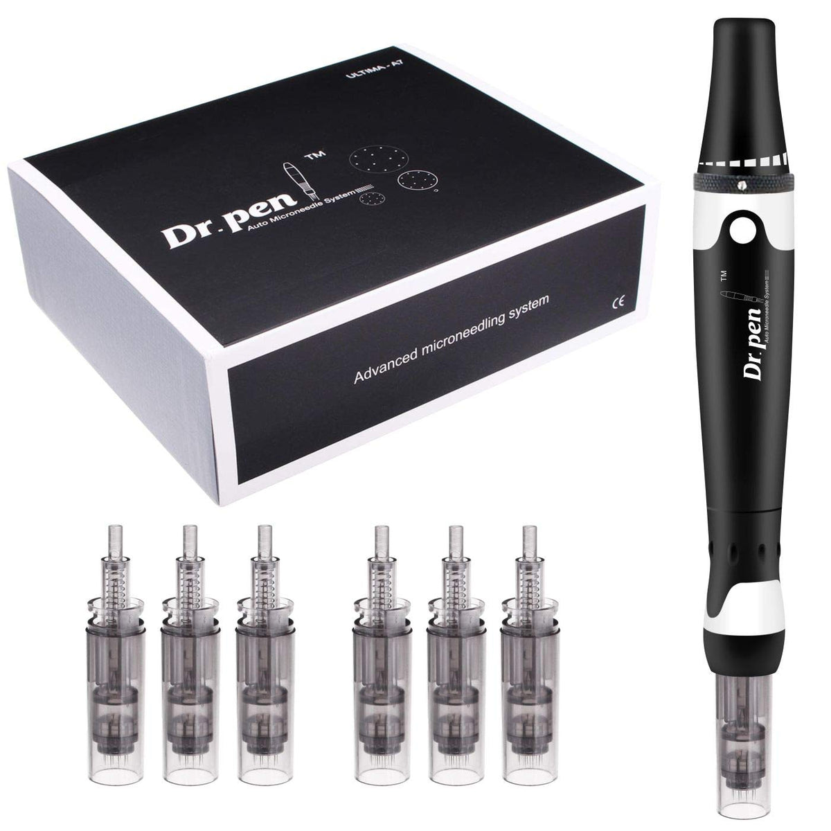 Microneedling Pen with 12-Pin and 36-Pin Replacement Cartridges D126
