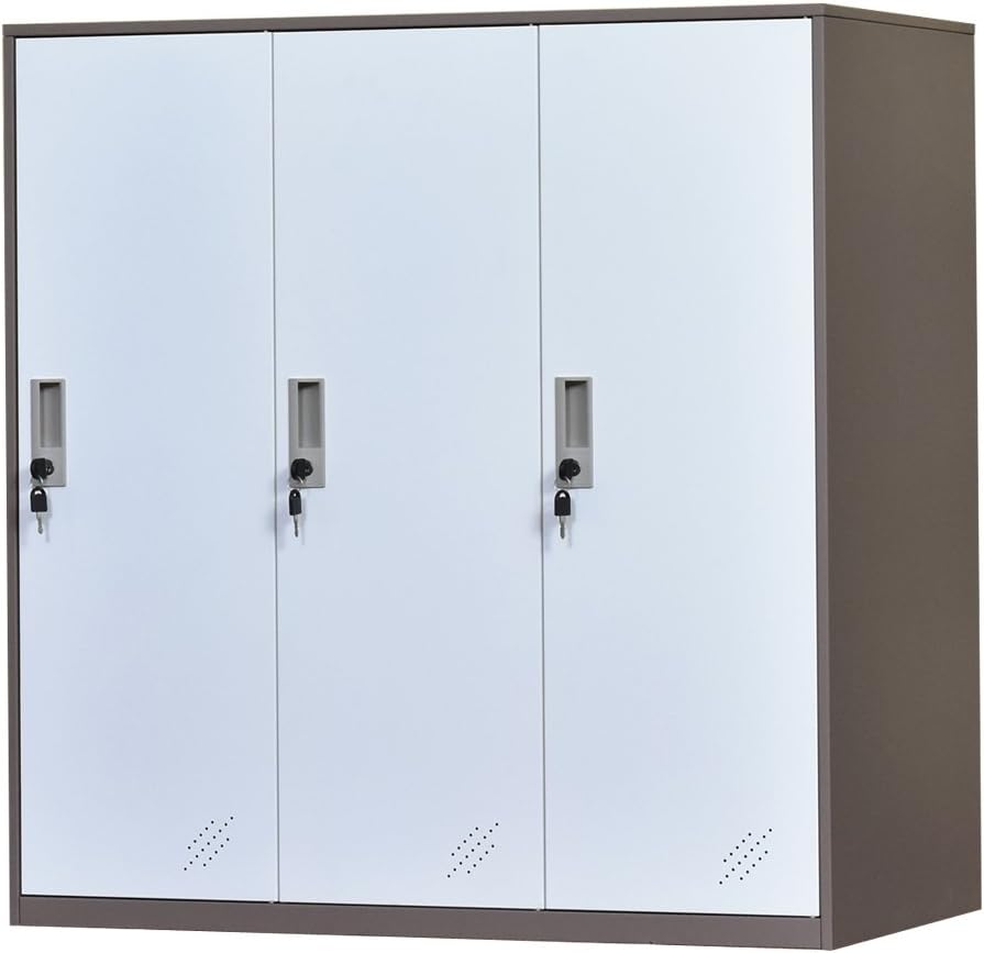 Blue Small Office Storage Locker Cabinet Q868951