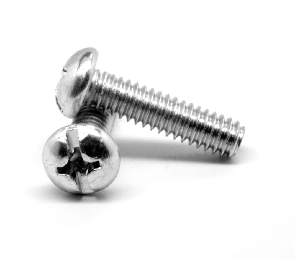 1/4-20 x 2 Coarse Thread Machine Screw Zinc Plated G551