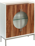 Accent Storage Cabinet Pearl Oak Finish D442