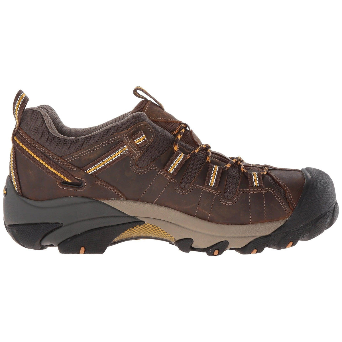 Cascade Brown/Golden Yellow Wide Hiking Shoes W435295