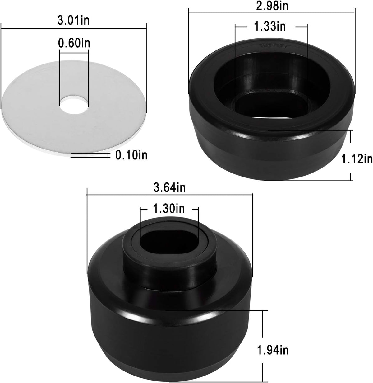 Body & Cab Mount Bushing Kit 16 Pcs Pack of 2 B183482