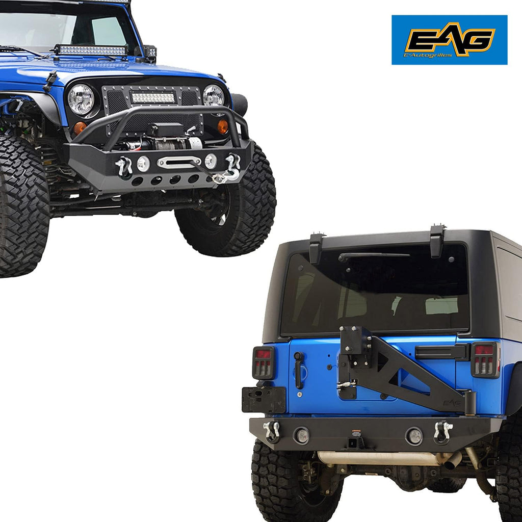 Front and Rear Bumper with Tire Carrier Combo Z145503
