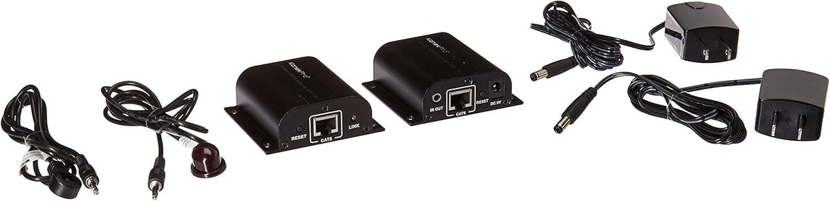 Black HDMI Extender Cat6 Video Converter P987