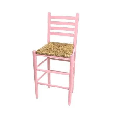 Wood Ladder Back Counter Stool B70009