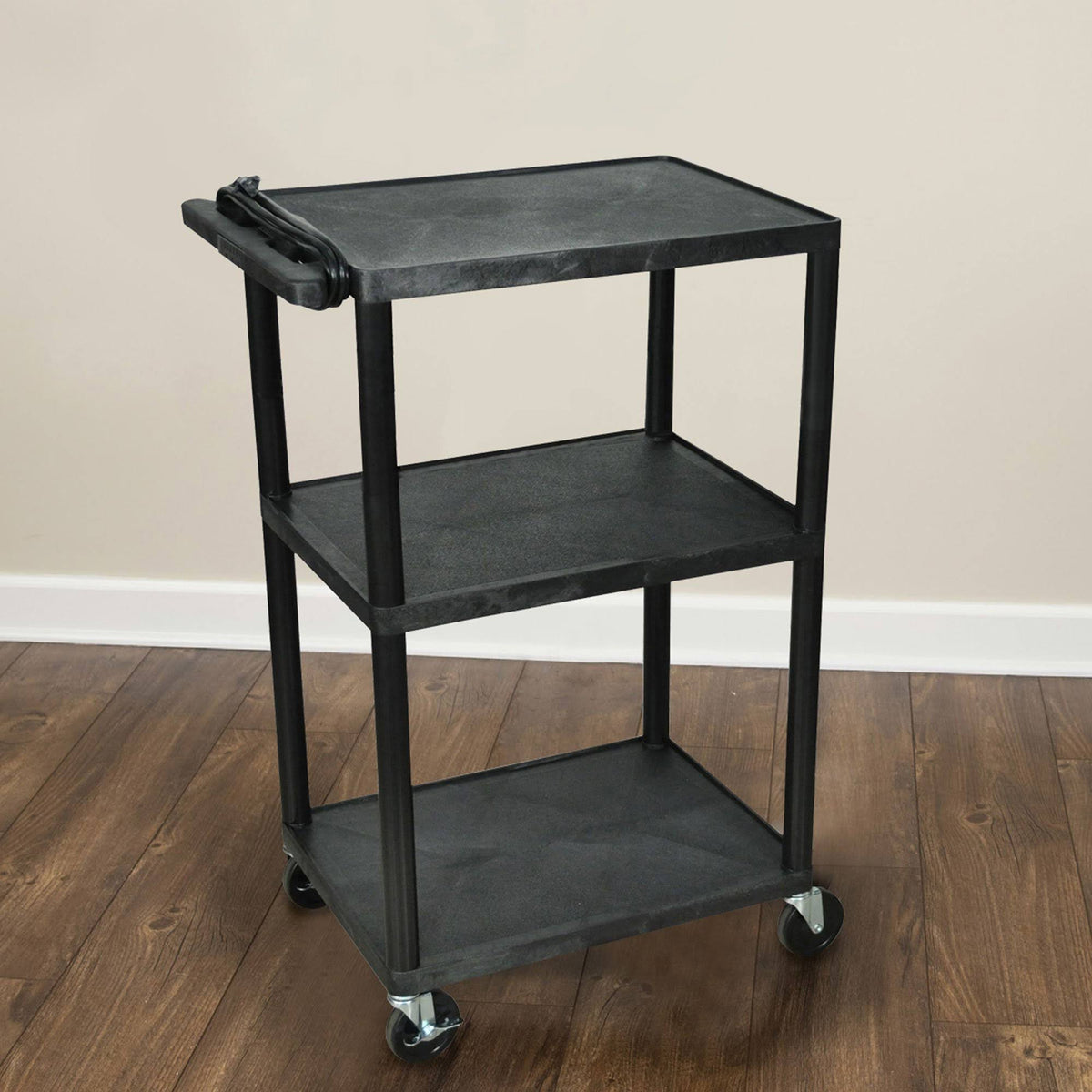 Black 42x22 Presentation Cart W5856