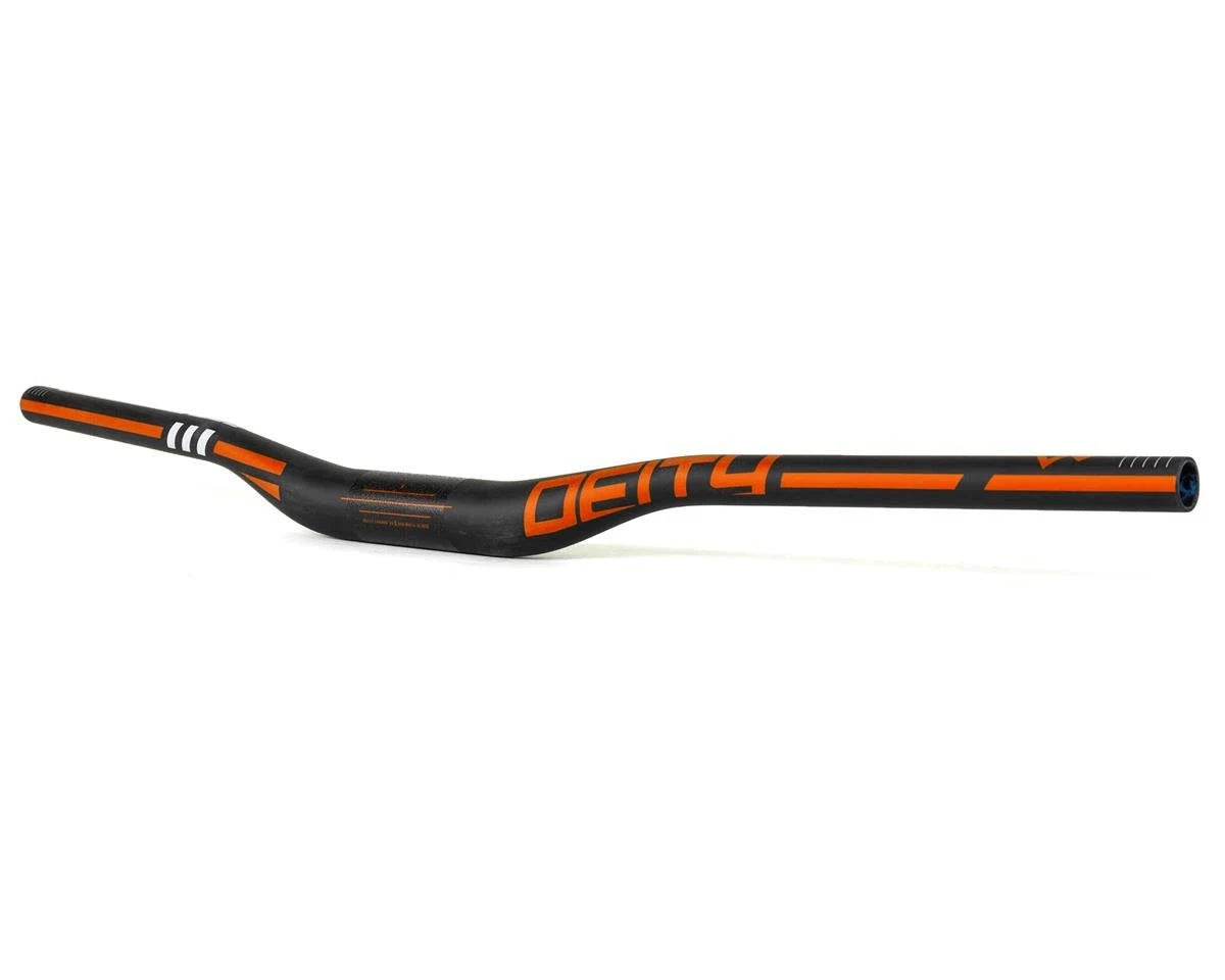 Carbon Riser Bar 25mm 800mm Orange Q936