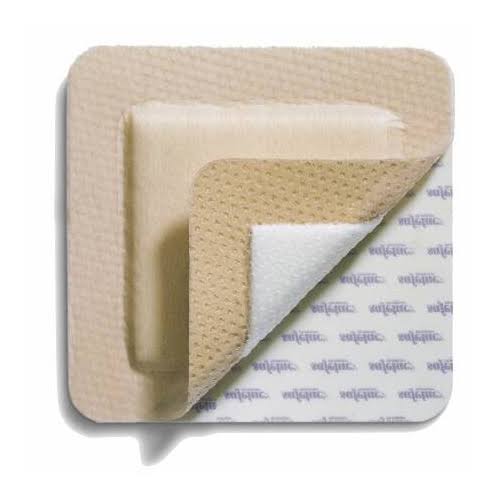 Silicone Foam Dressing 3 x 3 inch 70 per Case Beige Y752