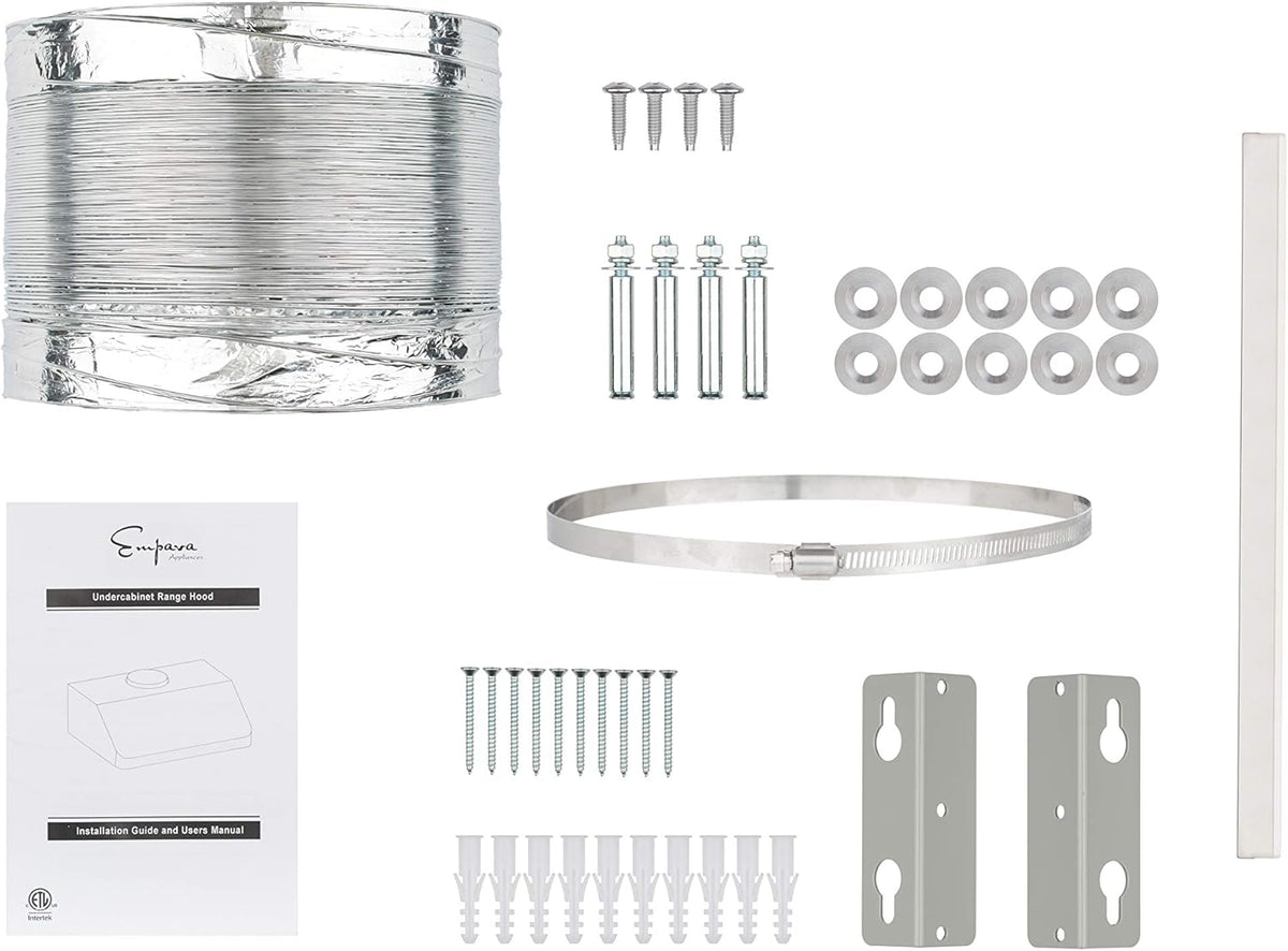 36 Inch Stainless Steel Under Cabinet Range Hood D286
