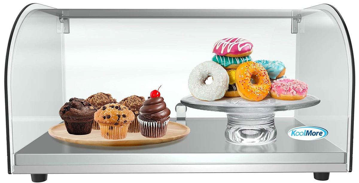 Commercial Glass Bakery Display Case 4 Tier with LED Lighting C391676