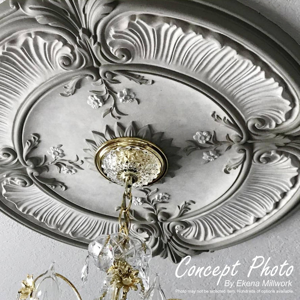 Hand-Painted Ceiling Medallion Y690344