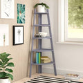 Gray Corner Bookcase W42876