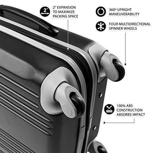 Black 2-Piece Luggage Set A82993