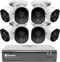 8 Channel 8 Bullet Cameras 1080p HD DVR Indoor/Outdoor Wired Surveillance CCTV G69746