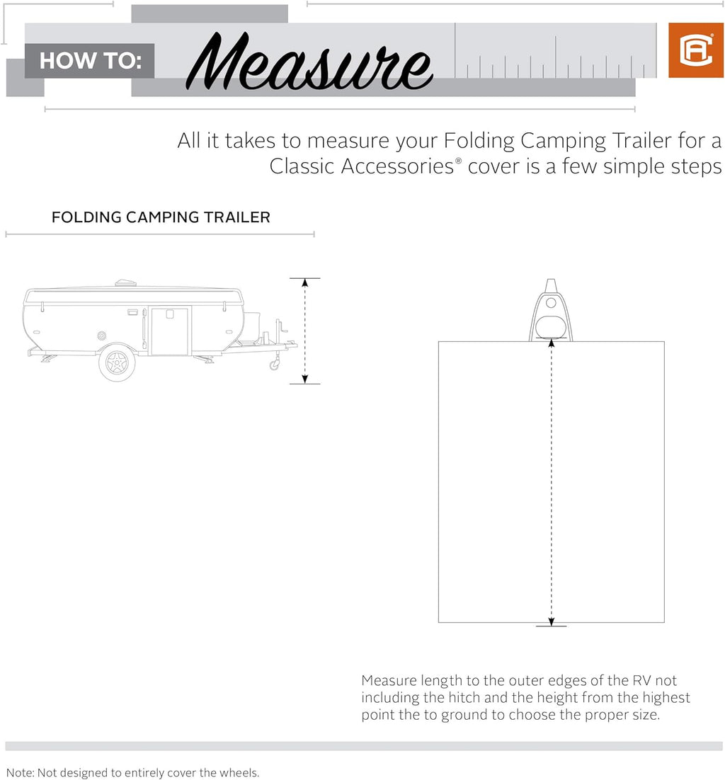Grey Pop-Up Camper Trailer Cover L68698