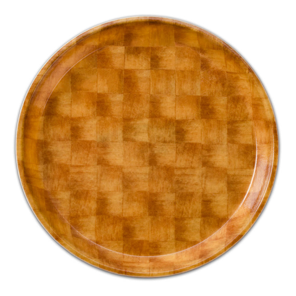 16 inch Round Fiberglass Serving Tray P817