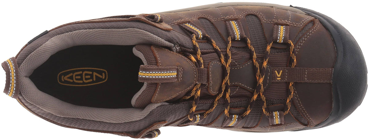 Cascade Brown/Golden Yellow Wide Hiking Shoes W435295