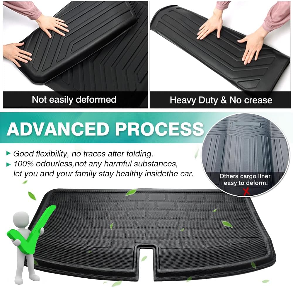 All Weather Rear Cargo Trunk Floor Mat Pack of 2 X778600
