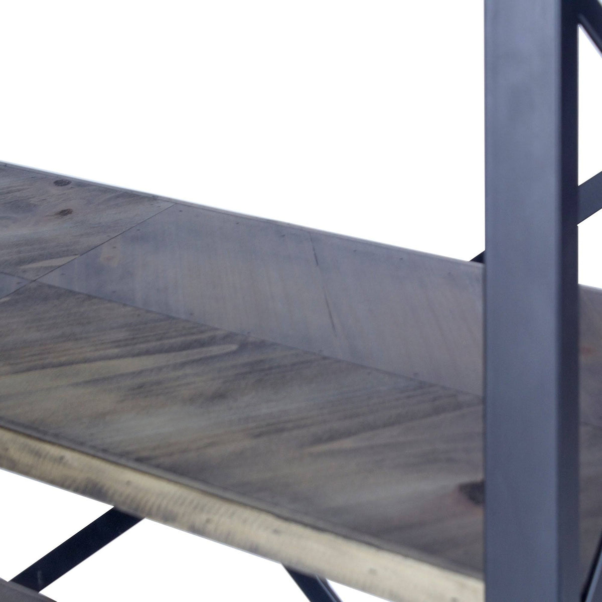 Grey 4 Shelf Standard Bookcase I524