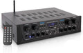 500W 4 Channel Bluetooth Amplifier with USB FM AUX Z677949