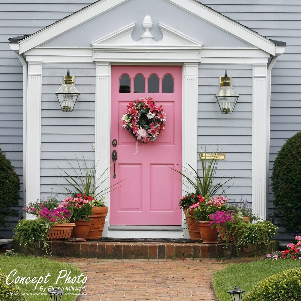 PVC Pilaster with Decorative Capital & Base (Pair) L5268