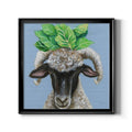 Black 28x28 Framed Canvas J7529