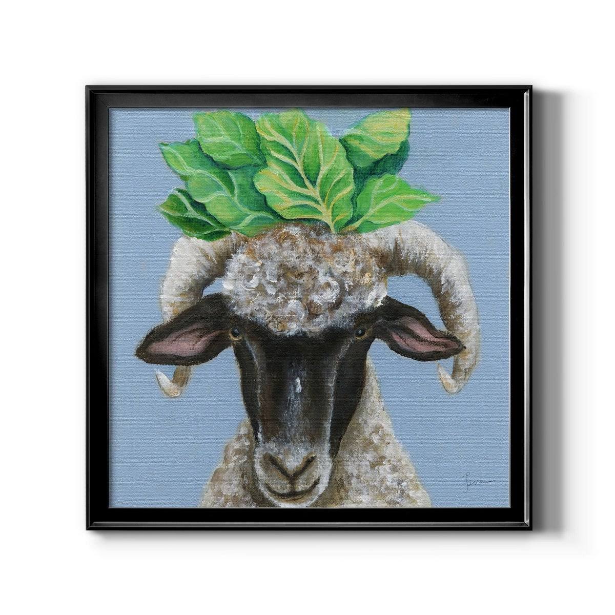 Black 28x28 Framed Canvas J7529