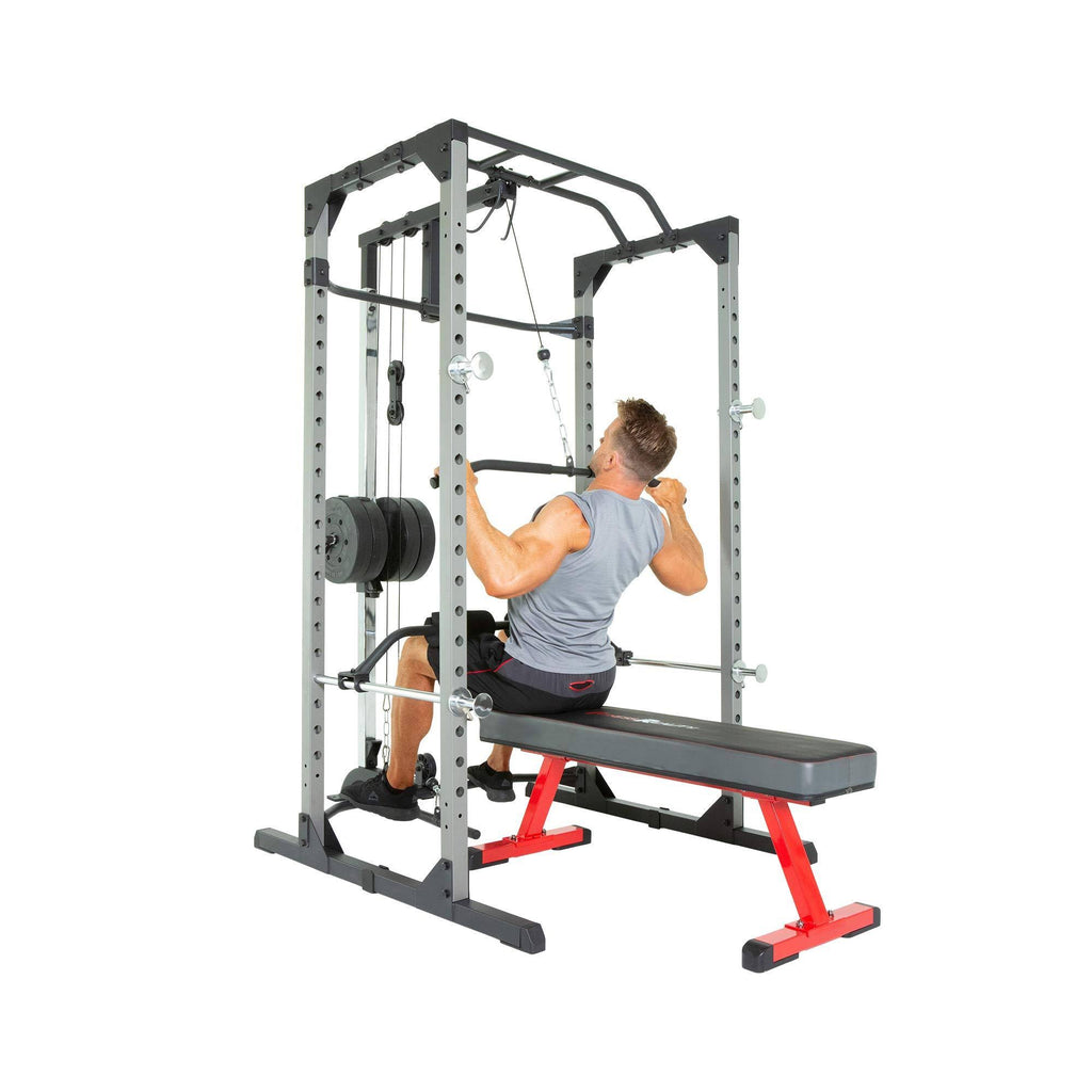 Power Cage with LAT Pull-Down Attachment and Leg Hold-Down A56492