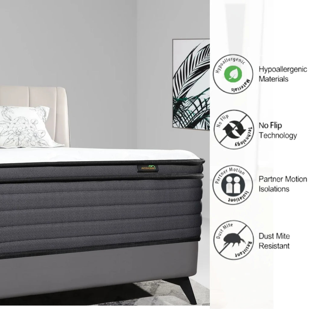 10 Gel Memory Foam Innerspring Hybrid Twin Mattress W899