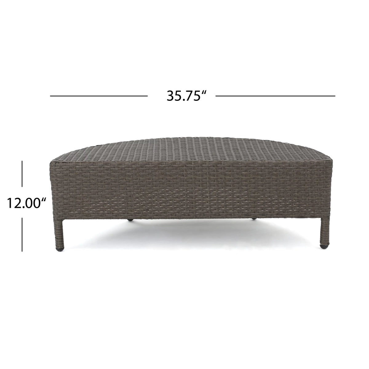 Light Brown Ceramic Grey 16 Seater Wicker Sofa Set with Cushions C4068